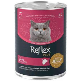 Reflex Plus Kuzulu Parça Etli 400 gr Kedi Konservesi