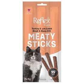 Reflex Plus Kuzulu ve Hindili Tahılsız 3x5 gr Kedi Ödül Çubuğu