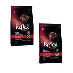 Reflex Plus Kuzulu ve Pirinçli Orta ve Büyük Irk 2x3 kg Yavru Köpek Maması