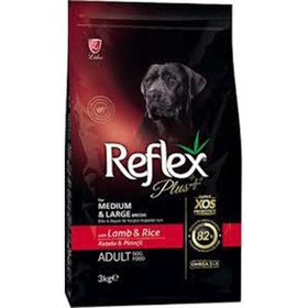 Reflex Plus Kuzulu ve Pirinçli Orta ve Büyük Irk 3x3 kg Yetişkin Köpek Maması