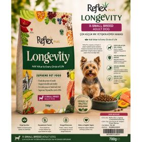 Reflex Plus Longevity 700 gr Hipoalerjenik Çok Küçük Irk Yetişkin Köpek Maması