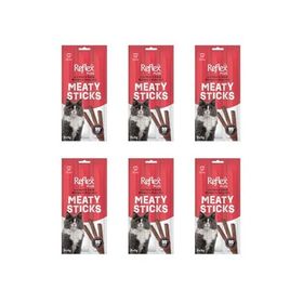 Reflex Plus Meaty Sticks Biftekli ve Kuzu Etli 3x5 gr 6 Adet Kedi Ödülü