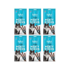 Reflex Plus Meaty Sticks Somonlu 3x5 gr 6 Adet Kedi Ödül Maması