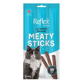 Reflex Plus Meaty Sticks Somonlu Tahılsız 3x5 gr Kedi Ödül Çubuğu