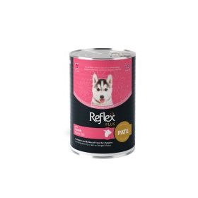 Reflex Plus Parça Kuzu Etli Ezme 395 gr Yavru Köpek Konservesi