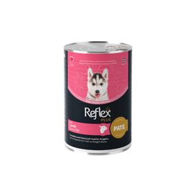Reflex Plus Parça Kuzu Etli Ezme 395 gr Yavru Köpek Konservesi