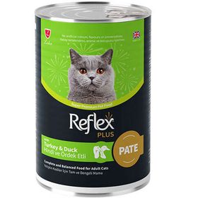 Reflex Plus Pate 400 gr Hindi ve Ördek Etli Kedi Konservesi