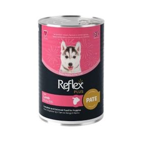 Reflex Plus Pate İçinde Kuzu Etli 395 gr 1 Adet Yavru Konserve Köpek Maması