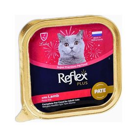 Reflex Plus Pate Kuzu Etli 85 gr Kedi Yaş Maması