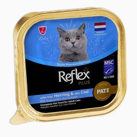 Reflex Plus Pate Ringa ve Morina Balıklı 85 gr Yetişkin Kedi Maması