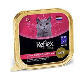 Reflex Plus Pate Somonlu Karidesli 85 gr Kedi Yaş Maması