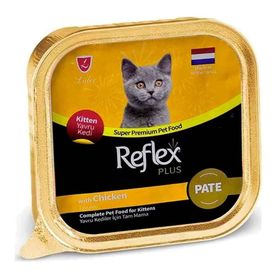 Reflex Plus Pate Tavuklu 85 gr Yavru Kedi Maması