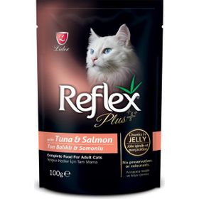 Reflex Plus Pouch Ton ve Somon Balıklı 4x100 gr Yaş Maması