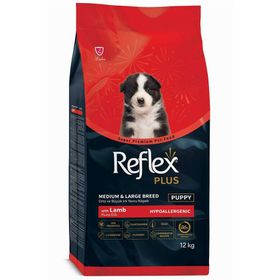Reflex Plus Puppy Kuzu 12 kg Orta ve Büyük Irk Yavru Köpek Maması