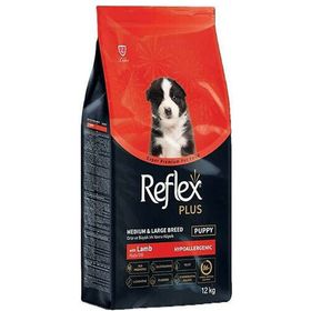 Reflex Plus Puppy Kuzu 12 kg Orta ve Büyük Irk Yavru Köpek Maması