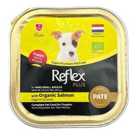 Reflex Plus Puppy Pate Organik Somonlu Küçük Irk Yavru Köpek 85 gr Yaş Maması