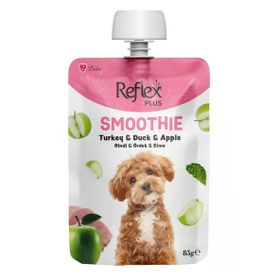 Reflex Plus Smoothie 85 gr Hindili Ördek Etli ve Elmalı Köpek Ödülü