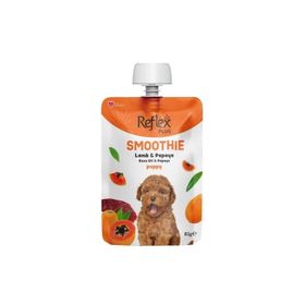 Reflex Plus Smoothie Kuzu Etli ve Papayalı 85 gr Yavru Köpek Sıvı Ödülü