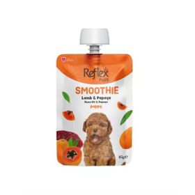 Reflex Plus Smoothie Kuzu Etli ve Papayalı Yavru 85 gr Köpek Ödül Maması