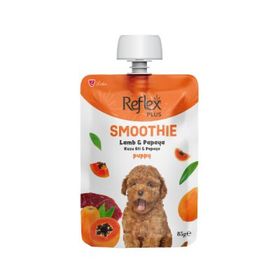 Reflex Plus Smoothie Kuzu Etli ve Papayalı Yavru 85 gr Köpek Ödül Maması