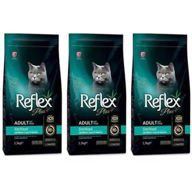 Reflex Plus Somonlu Kısırlaştırılmış Yetişkin 3x1.5 kg Kedi Maması