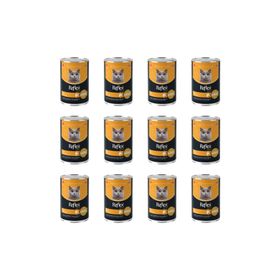 Reflex Plus Sos İçinde Dana Etli 12x400 gr Yetişkin Konserve Kedi Maması
