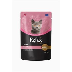 Reflex Plus Sos İçinde Et Parçacıklı Kuzu Etli 85 gr Yavru Kedi Maması