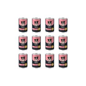 Reflex Plus Sos İçinde Et Parçacıklı Somonlu 12x400 gr Yetişkin Köpek Konservesi