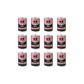 Reflex Plus Sos İçinde Et Parçacıklı Somonlu 24x400 gr Yetişkin Köpek Konservesi