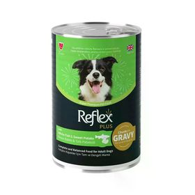 Reflex Plus Soslu Balıklı Patatesli 400 gr Köpek Konservesi