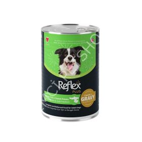 Reflex Plus Soslu Balıklı Patatesli 400 gr Köpek Konservesi