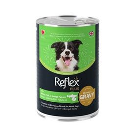 Reflex Plus Soslu Balıklı Patatesli 400 gr Köpek Konservesi