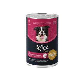 Reflex Plus Soslu Kuzulu Patatesli 400 gr Köpek Konservesi