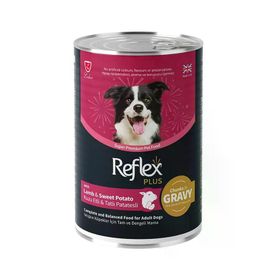 Reflex Plus Soslu Kuzulu Patatesli 400 gr Köpek Konservesi