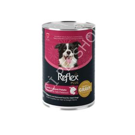 Reflex Plus Soslu Kuzulu Patatesli 400 gr Köpek Konservesi