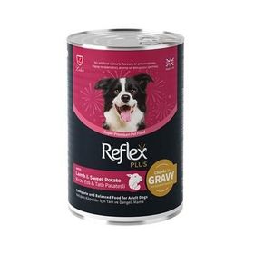 Reflex Plus Soslu Kuzulu Patatesli 400 gr Köpek Konservesi