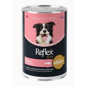 Reflex Plus Soslu Somon Balıklı 400 gr Köpek Konservesi