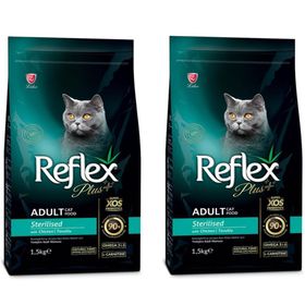 Reflex Plus Tavuklu Kısırlaştırılmış 2x1.5 kg Kedi Maması