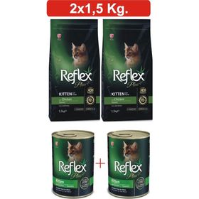 Reflex Plus Tavuklu Özel Yavru 2x1.5 kg Kedi Maması