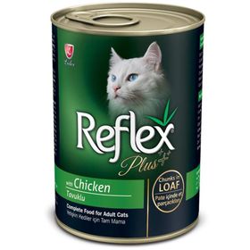 Reflex Plus Tavuklu ve Et Parçacıklı 400 gr Kedi Konservesi