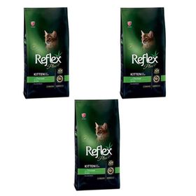 Reflex Plus Tavuklu Yavru 3x1.5 kg Kedi Maması