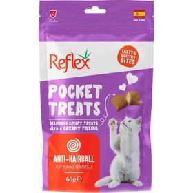Reflex Pocket Treats Anti Hairball 60 GR Kedi Ödülü