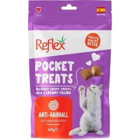 Reflex Pocket Treats Anti Hairball 60 GR Kedi Ödülü