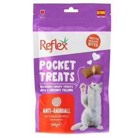 Reflex Pocket Treats Anti Hairball 60 GR Kedi Ödülü