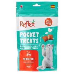 Reflex Pocket Treats Deri ve Tüy Bakımı Yetişkin 60 gr Kedi Ödül Maması