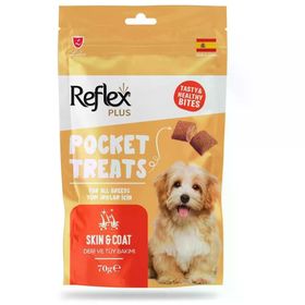 Reflex Pocket Treats Hair Skin 70 gr Köpek Ödül Maması