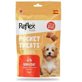 Reflex Pocket Treats Hair Skin 70 gr Köpek Ödül Maması