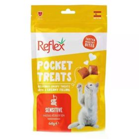 Reflex Pocket Treats Sensitive 60 gr Kedi Ödülü