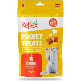 Reflex Pocket Treats Sensitive 60 gr Kedi Ödülü