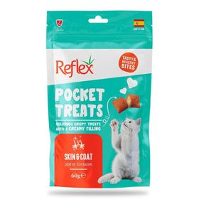 Reflex Pocket Treats Skin and Coat 60 gr Kedi Ödül Maması
